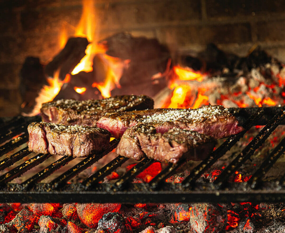 Asado argentino a la parrilla